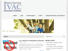 Tablet Screenshot of illinoisvaccineawareness.org